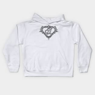 Super Sleek Style T Symbol Kids Hoodie